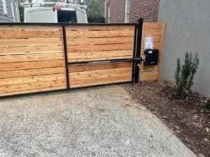 Horizontal Gate with Entry Control
